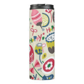 Floral Pattern 14 Thermosbeker (Achterkant)