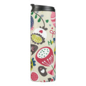 Floral Pattern 14 Thermosbeker (Geroteerd rechts)