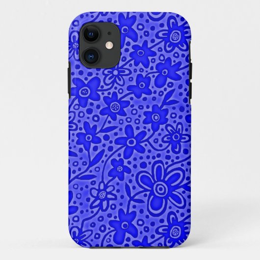 Floral Pattern 190112v5 Case-Mate iPhone Case (Achterkant)