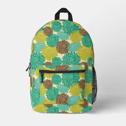 Floral Pattern 2 Bedrukte Rugzak (Voorkant)