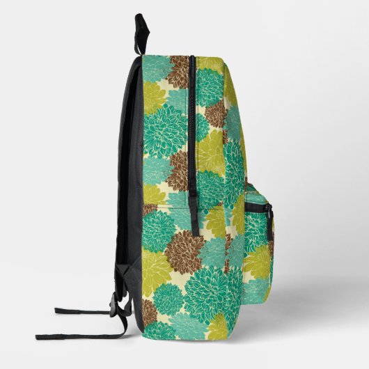 Floral Pattern 2 Bedrukte Rugzak (Links)