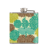 Floral Pattern 2 Heupfles (Achterkant)