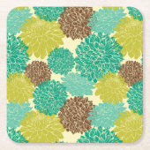 Floral Pattern 2 Kartonnen Onderzetters (Voorkant)