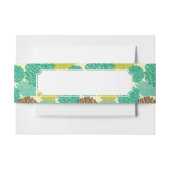 Floral Pattern 2 Uitnodigingen Wikkel (Voorkant Voorbeeld)