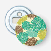 Floral Pattern 3 Button Flesopener (Voorkant)