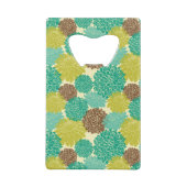 Floral Pattern 3 Creditkaart Flessenopener (Achterkant)