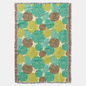 Floral Pattern 3 Deken (Voorkant Verticaal)