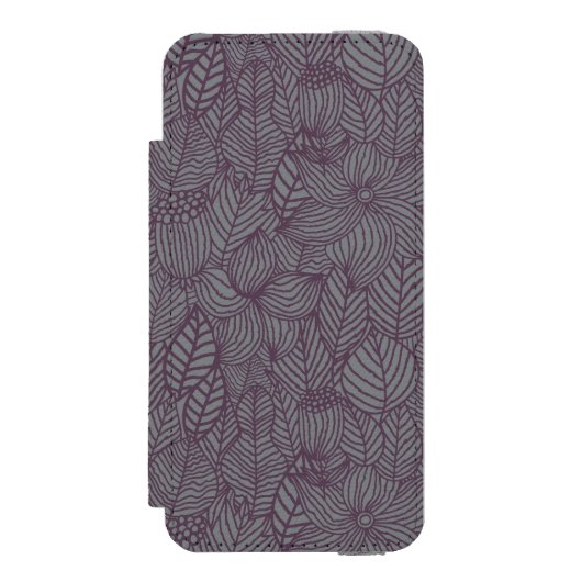 Floral Pattern 3 Incipio iPhone Portemonnee Hoesje (Voorkant Agenda)