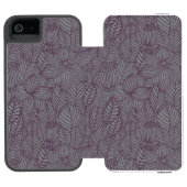 Floral Pattern 3 Incipio iPhone Portemonnee Hoesje (Agenda Open)