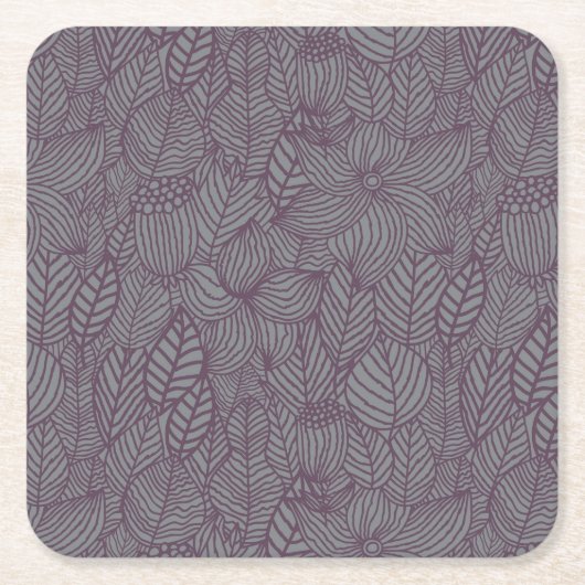 Floral Pattern 3 Kartonnen Onderzetters (Voorkant)