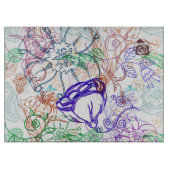 Floral Pattern 3 Snijplank (Voorkant)