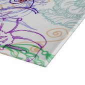 Floral Pattern 3 Snijplank (Hoek)