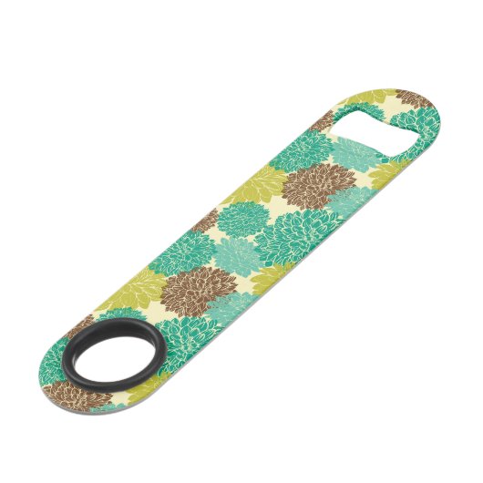 Floral Pattern 3 Speed Flessenopener (Voorkant Gekanteld)