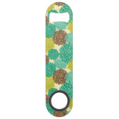 Floral Pattern 3 Speed Flessenopener (Achterkant)