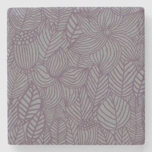 Floral Pattern 3 Stenen Onderzetter