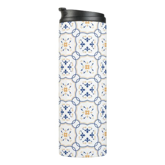 Floral Pattern 3 Thermosbeker (Geroteerd rechts)