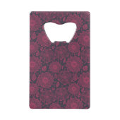Floral Pattern 4 Creditkaart Flessenopener (Voorkant)