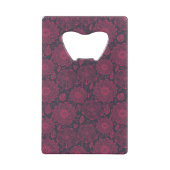 Floral Pattern 4 Creditkaart Flessenopener (Achterkant)