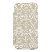 Floral Pattern 4 Incipio iPhone Portemonnee Hoesje (Voorkant Agenda)
