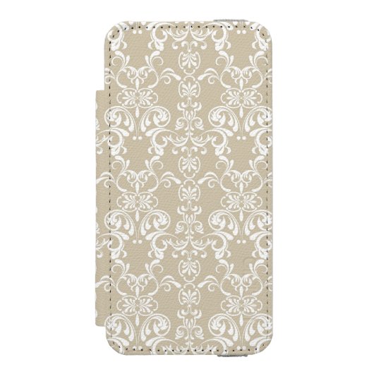 Floral Pattern 4 Incipio iPhone Portemonnee Hoesje (Voorkant Agenda)