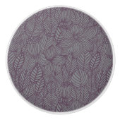 Floral Pattern 4 Keramische Knop (Voorkant)