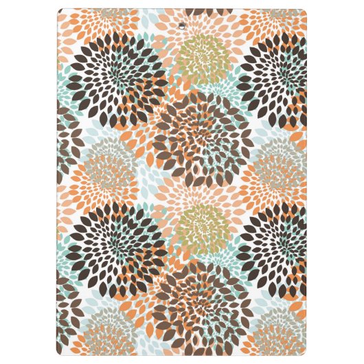 Floral Pattern 4 Klembord (Achterkant)