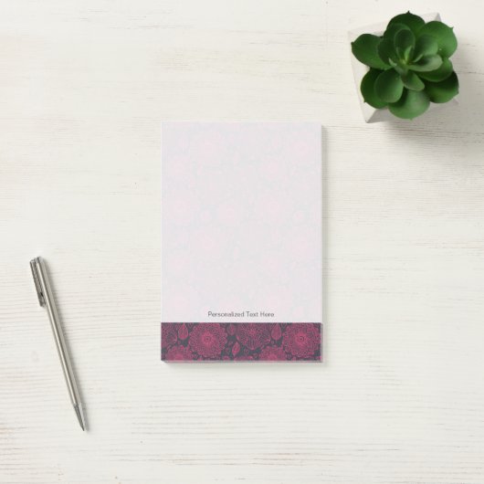 Floral Pattern 4 Post-it® Notes (Kantoor)