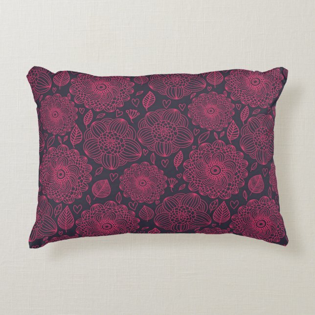 Floral Pattern 5 Accent Kussen (Voorkant)