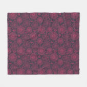 Floral Pattern 5 Fleece Deken (Voorkant (Horizontaal))