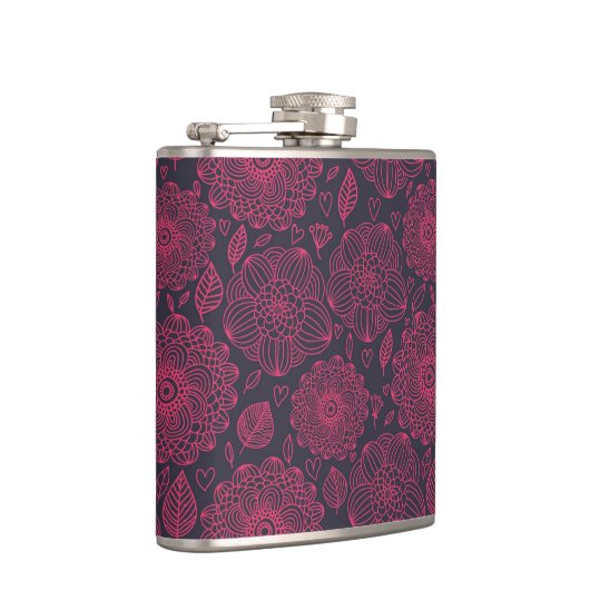 Floral Pattern 5 Heupfles (Rechts)