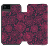 Floral Pattern 5 Incipio iPhone Portemonnee Hoesje (Agenda Open)