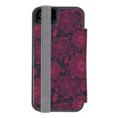 Floral Pattern 5 Incipio iPhone Portemonnee Hoesje (Agenda Achterkant)