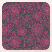 Floral Pattern 5 Kartonnen Onderzetters (Voorkant)