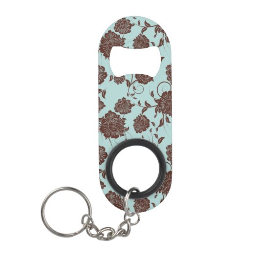 Floral Pattern 5 Mini Flessenopener (Voorkant)