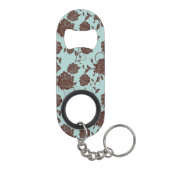 Floral Pattern 5 Mini Flessenopener (Achterkant)