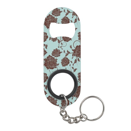 Floral Pattern 5 Mini Flessenopener (Achterkant)