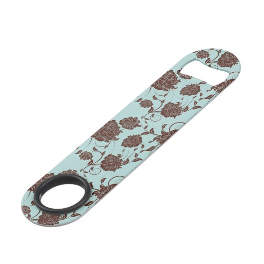 Floral Pattern 5 Speed Flessenopener (Voorkant Gekanteld)