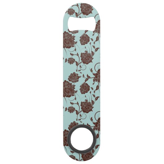 Floral Pattern 5 Speed Flessenopener (Achterkant)