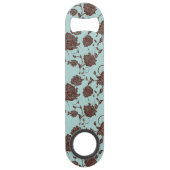 Floral Pattern 5 Speed Flessenopener (Voorkant)