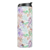 Floral Pattern 5 Thermosbeker (Gedraaid links)