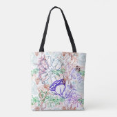 Floral Pattern 5 Tote Bag (Achterkant)