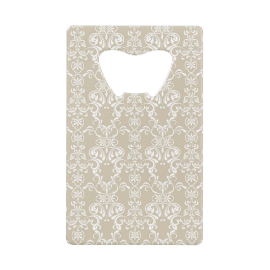 Floral Pattern 6 Creditkaart Flessenopener (Voorkant)