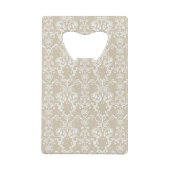 Floral Pattern 6 Creditkaart Flessenopener (Achterkant)