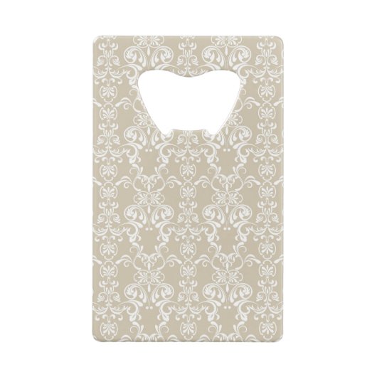 Floral Pattern 6 Creditkaart Flessenopener (Achterkant)