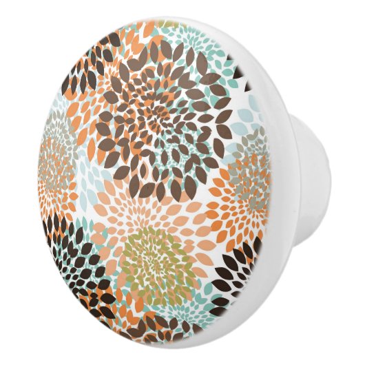 Floral Pattern 6 Keramische Knop (Rechts)