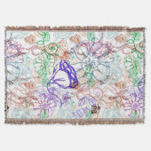 Floral Pattern 7 Deken (Voorkant)