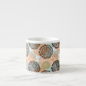 Floral Pattern 7 Espresso Kop (Voorkant)