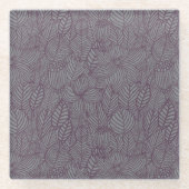 Floral Pattern 7 Glazen Onderzetter (Voorkant)