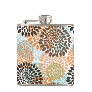 Floral Pattern 7 Heupfles
