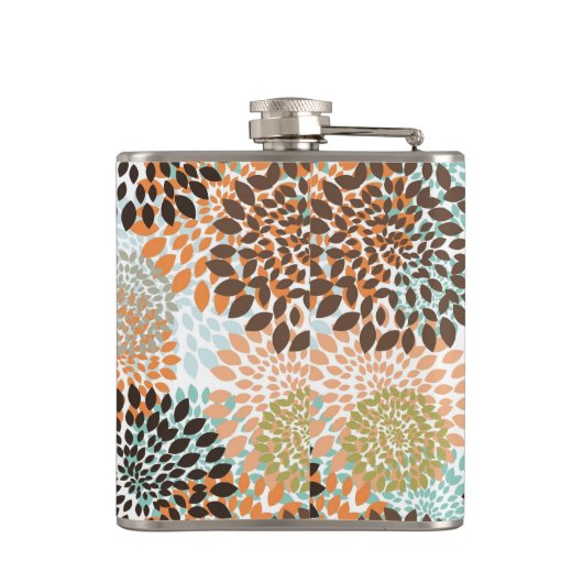 Floral Pattern 7 Heupfles (Achterkant)